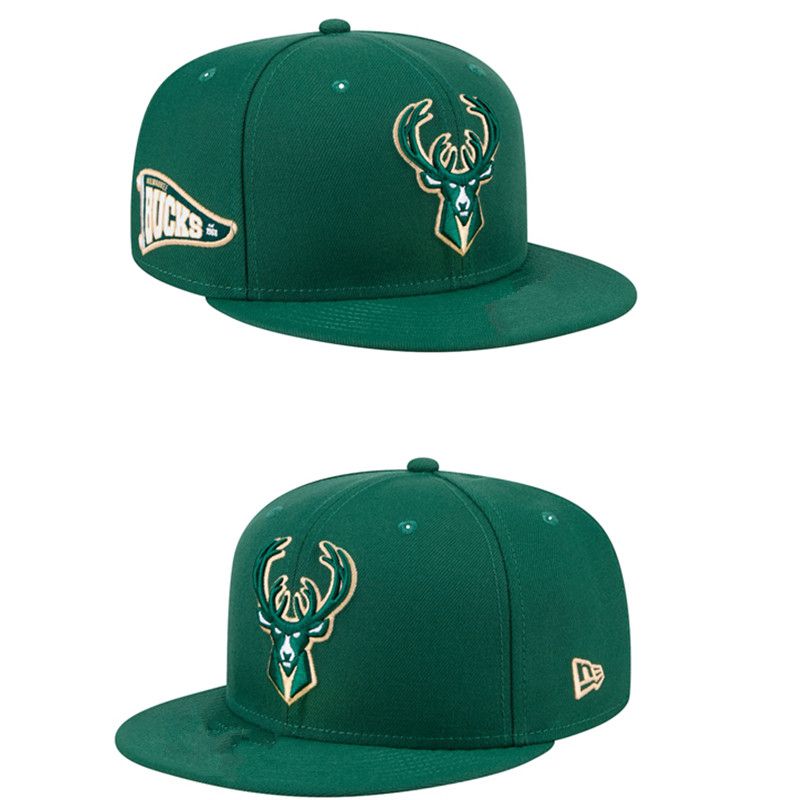 2025 NBA Milwaukee Bucks Hat TX202503074->nba hats->Sports Caps